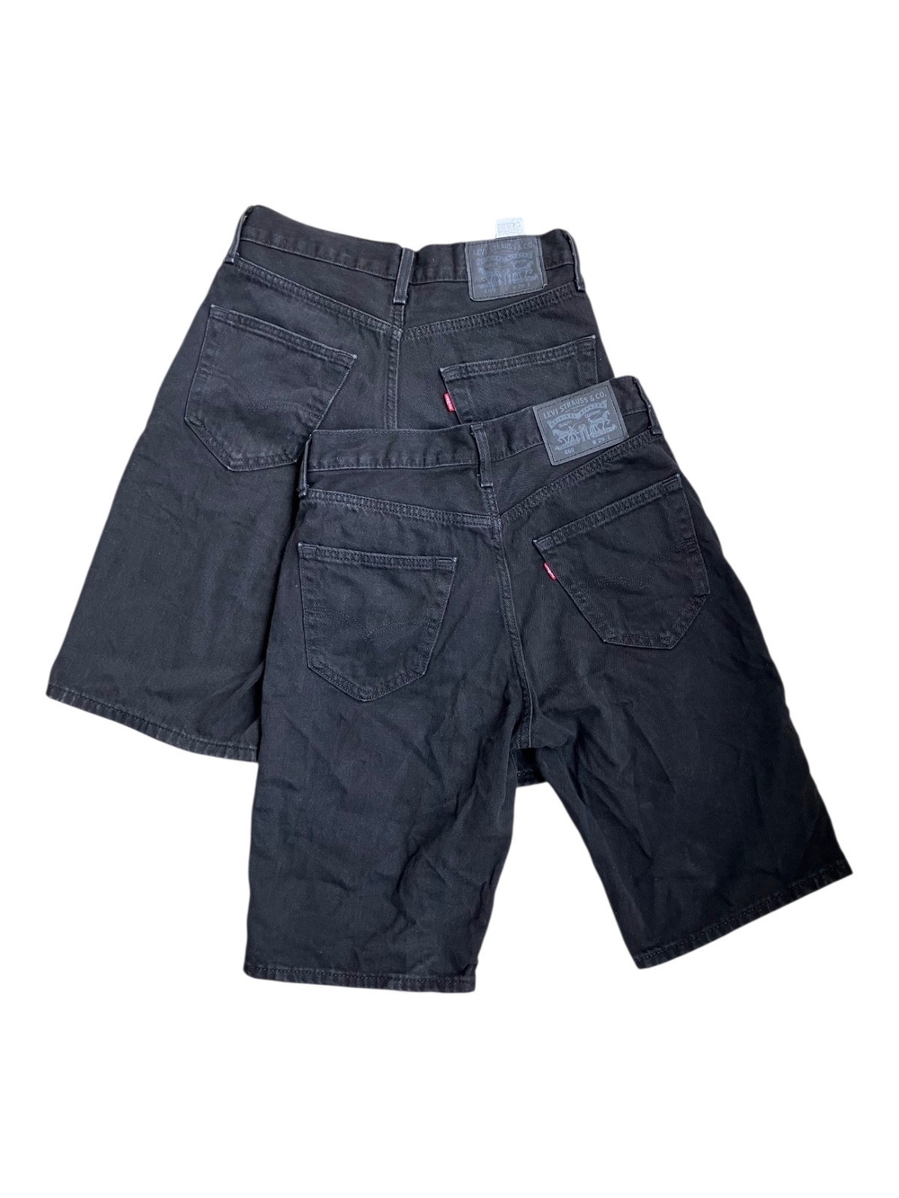 Levi's Black Men's Denim Shorts - Double Pair 5-Pocket Style